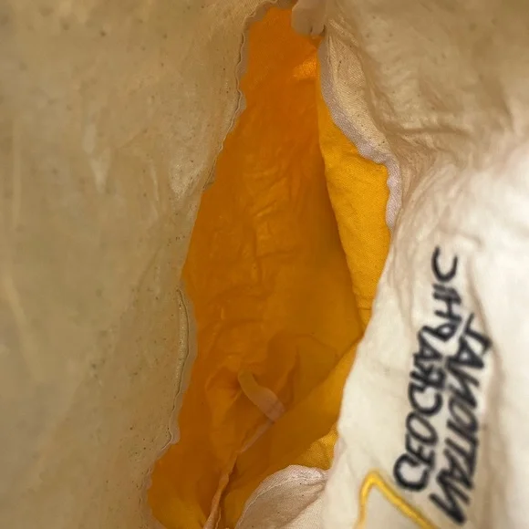 National Geographic Yellow and White Tote Bag - Picture 3 of 4